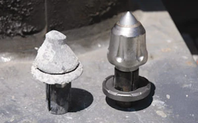 The teeth of the cutting drum will wear naturally, but uneven wear or ignoring tooth replacement can cause further damage to the unit and even the milling job.