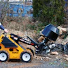 The Boxer 427W compact utility loader with cement bowl attachment allows a contractor to mix up to 200 pounds of concrete and drive it where it needs to go. At 36 inches wide, this compact utility loader can access many areas a larger machine cannot.