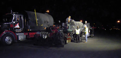 Jake Sikes has come a long way from sealcoating driveways out of the back of a borrowed car to last summer's 2.7 million-sq.-ft. sealcoating job for Union Pacific Railroad.