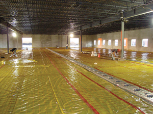 Think of a vapor retarder as though it were an imaginary 'bathtub' that should hold water if filled. Repair any tears and tape up areas around conduits and pipes.