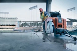 Concrete cutting produces dust which can contain silica, a harmful compound when exposed in air. To keep employees safe on the jobsite, follow OSHA regulations for controlling dust exposure.