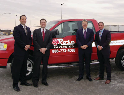 Allan Rose, founder and CEO of Rose Paving, has been in the industry for more than 36 years, and he currently runs the company with his three partners.