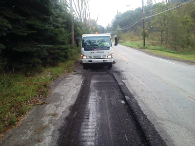 The problem? How to sweep a 4-ft.-wide cut with a 5-ft.-wide broom.