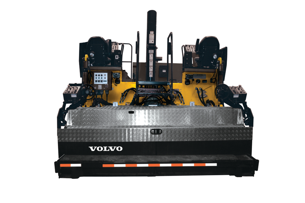 Volvo's electrically heated Omni 1000 screed provides even heating of the screed and less fumes compared to diesel-heated screeds.