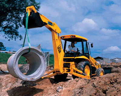 A properly serviced machine will be less likely to experience component failure during lifting operations. For backhoe-loaders, this includes checking tire pressure and condition on a daily basis.