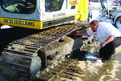 Take the time to inspect and maintain excavator undercarriages and you'll get longer machine life.