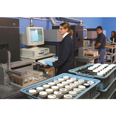Regular testing of transmission oils, hydraulic fluids, gear oils and other fluids can ensure the long-term health and longevity of critical system components. Image provided by POLARIS Laboratories.