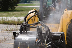 Heavy-duty attachments need to be carefully paired with the right skid steers.