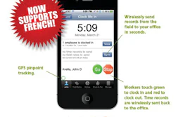 ExakTime's PocketClock/GPS now features biometrics, equipment tracking and support in French.