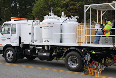 M-B Companies builds many trucks with rear shelters that enable the rear operator to remain more comfortable in less-than-ideal weather conditions.