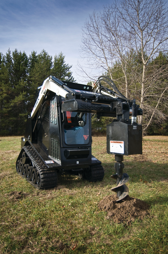 When sizing a compact track loader, take into account the weight and hydraulic capacity requirements of any attachments it will be required to run.