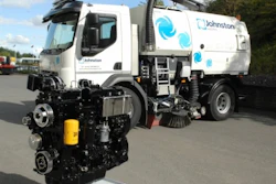 JCB Ecomax engines will be installed in street cleaning equipment made by Johnston Sweepers beginning in December 2012.