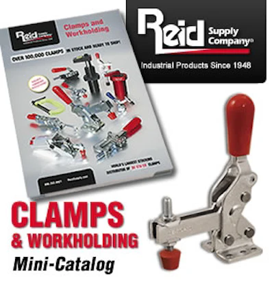 Reid Supply's 96-page Clamps and Workholding mini-catalog offers new products that do not appear in the Clamps and Workholding section of its 900-page 2012 full-line catalog.