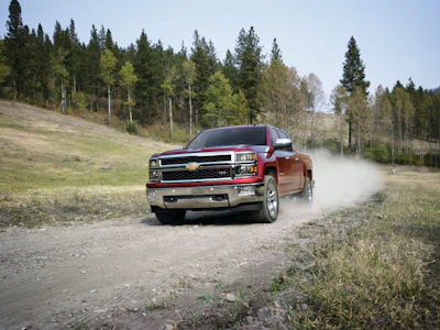 Coefficient of drag is down 5 percent on the 2014 Chevy Silverado 1500, with a tighter front end designed for maximum cooling.