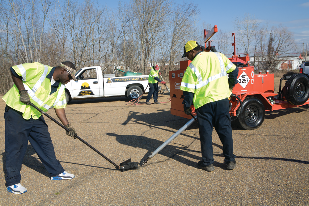 Sunbelt Sealing, Inc, because it often works as a subcontractor, must be flexible with its schedule. “Whether it is a two week notice or a twenty-four hour notice, we strive to be on the job when our general contractor customers need us,” says Joe Lauderdale, owner.