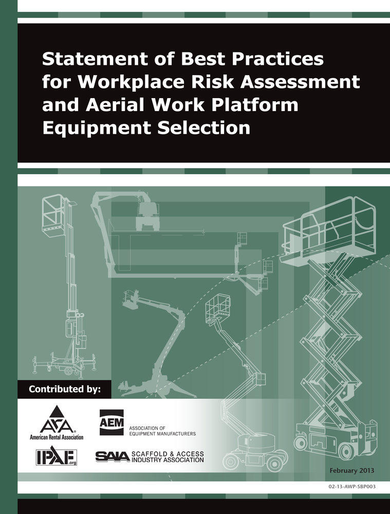 Statement Of Best Practices For Workplace Risk Assessment And Awp Equipment Selection