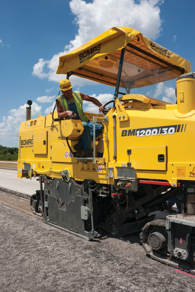 During its primary job, the milling machine removed approximately 10,000 tons of asphalt, which the company, in turn, was planning to use for general fill material at another location.