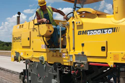 During its primary job, the milling machine removed approximately 10,000 tons of asphalt, which the company, in turn, was planning to use for general fill material at another location.