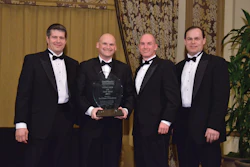 From left Darrel Stein, Pat Johnson (presenter), Mike Tarvin, Curt Stein.