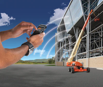 The Wi-Fi-enabled JLG Mobile Analyzer for Apple or Google operating system devices allows for an extended operating range of up to 150 ft.