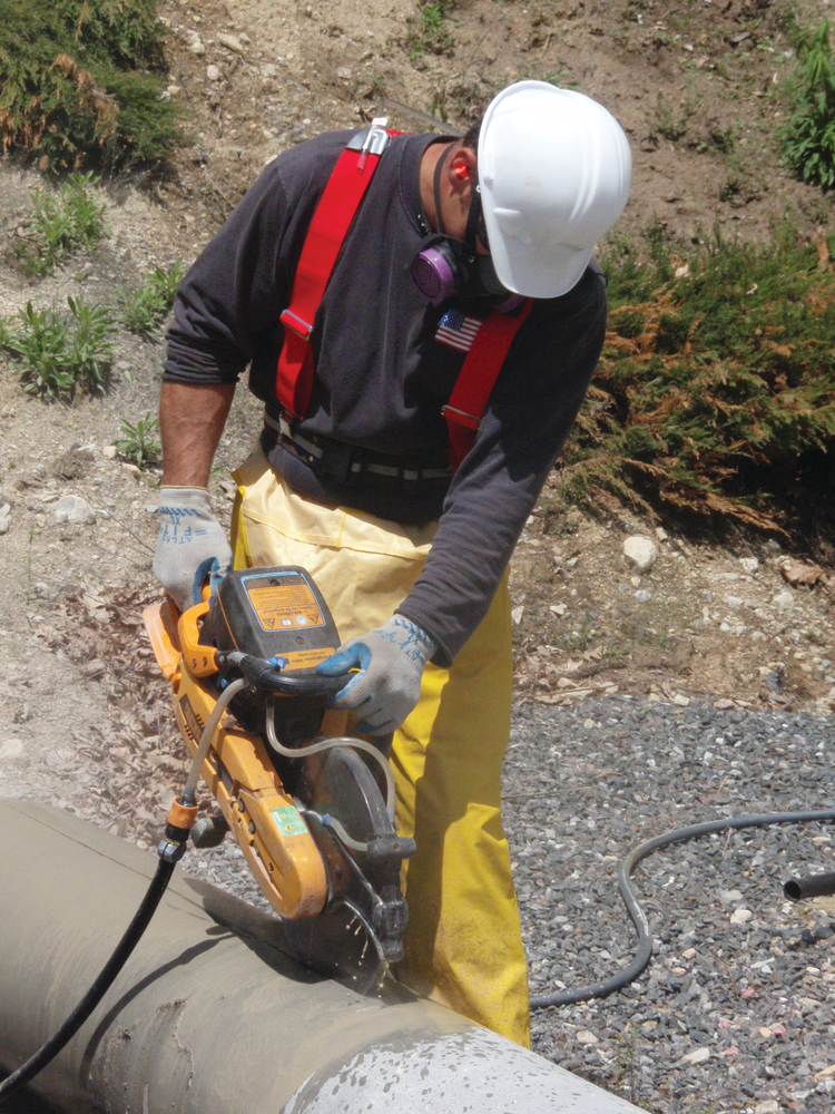 The study by the University of Massachusetts Lowell Department of Work Environment showed using water reduced respirable dust concentration by 85%.