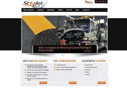 The easy-to-navigate site goes beyond basic product and application information, offering video demonstrations; access to training, parts and service; a troubleshooting guide; a dedicated customer support section; and NLB news.