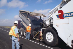 Paving begins on the Saddle Road project
