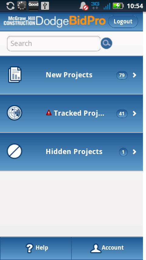 The Dodge BidPro mobile app delivers targeted construction project leads based on your trade or project specialty.
