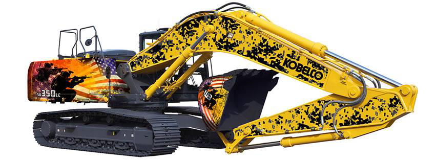 Salute Our Troops Excavator 2