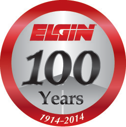 Elgin Sweeper 100 Years Logo