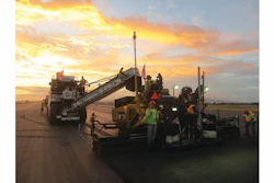 The team at Jas. W. Glover Ltd. worked in 24-hour shifts to keep portions of the runway open at all times and to ensure minimal flight disruptions.