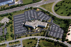 “I was very excited about getting this job because of how the before and after photos would look. I knew right away I wanted an aerial shot of before and after the project was completed,” he says. “At first I thought about going up to the roof and doing some shots from there, but then I decided to hire an aerial photographer. It was money well spent.”