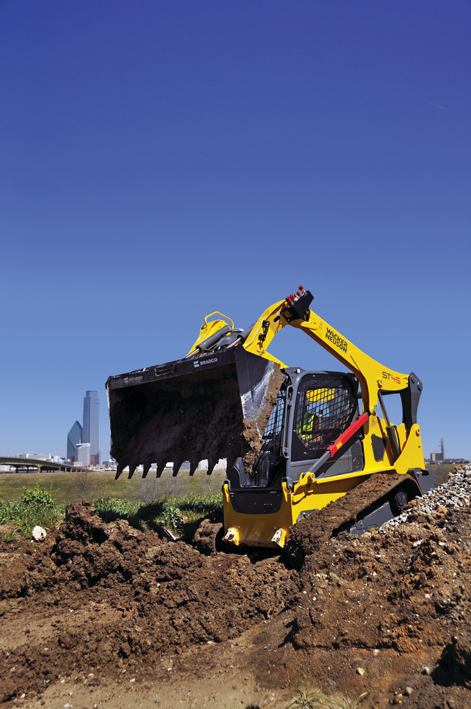 The new line incorporates easily attainable components such as Perkins engines, and Berco undercarriages in the case of the compact track loaders.