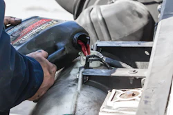 It is important to maintain proper additive levels, top off coolants at regular service intervals and test the coolant regularly for proper additive levels and freeze protection. (Photo courtesy of Prestone)