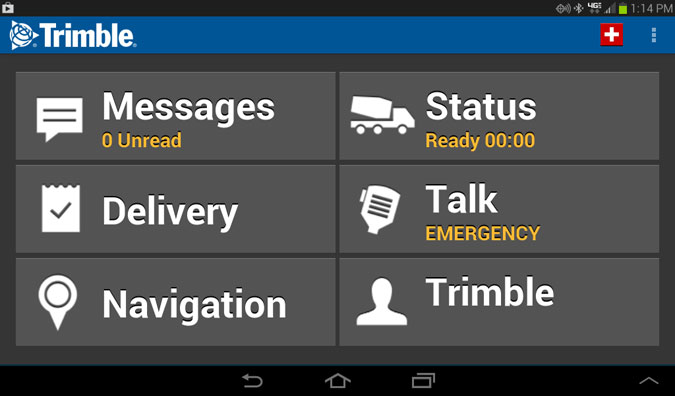 Trimble Trim Fleet Mobile App