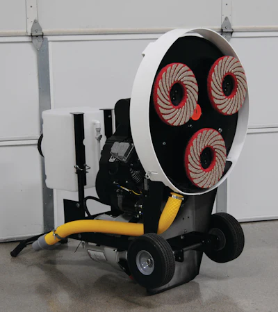 The Triforce 2 from SASE is one of the latest machines that can help you give your polished concrete floor a “facelift.”