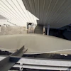 The severity of the material build-up became apparent to system operators when they noticed the walls of the silos starting to bulge outward from over-pressurization.