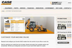Research and configure your favorite CASE models from the comfort of your office or worksite.