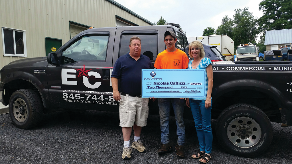 Nicolas (Nick) Caffizzi, Walden, NY, received the WSA 2014 Carl J. Austin Memorial Scholarship. He was sponsored by WSA member company, East Coast Industrial Services, Pine Bush, NY.