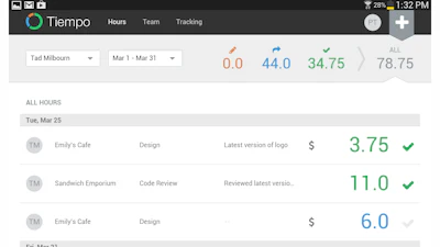 Tiempo Mobile App Employee Tracking 54172ad1a2e42