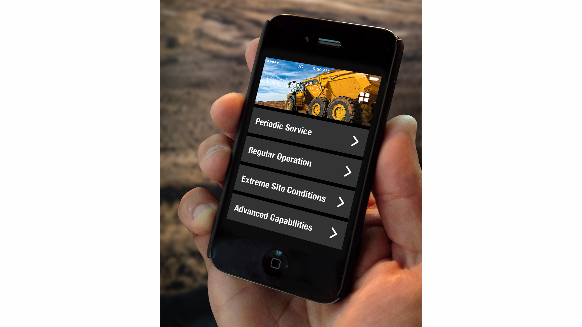 John Deere GoHaul app offers a daily-walk-around checklist, guide to E-Series-ADT features, and tips to customize truck operations for productivity in routine and extreme conditions.