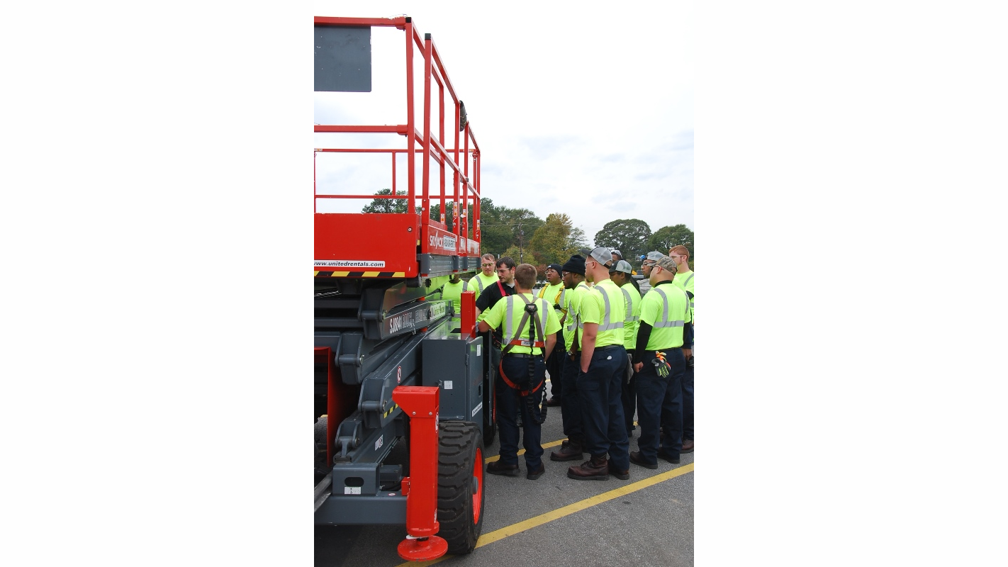 STEP provides service personnel with a month-long training course, followed by on-the-job training, and eventual job placement at a United Rentals location.