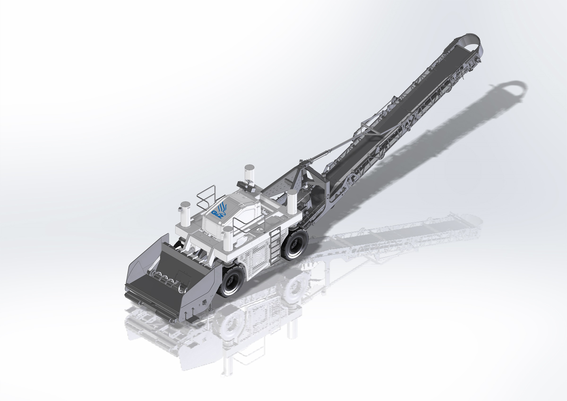 Guntert Zimmerman MP550 material placer 548b53aaa4f7b