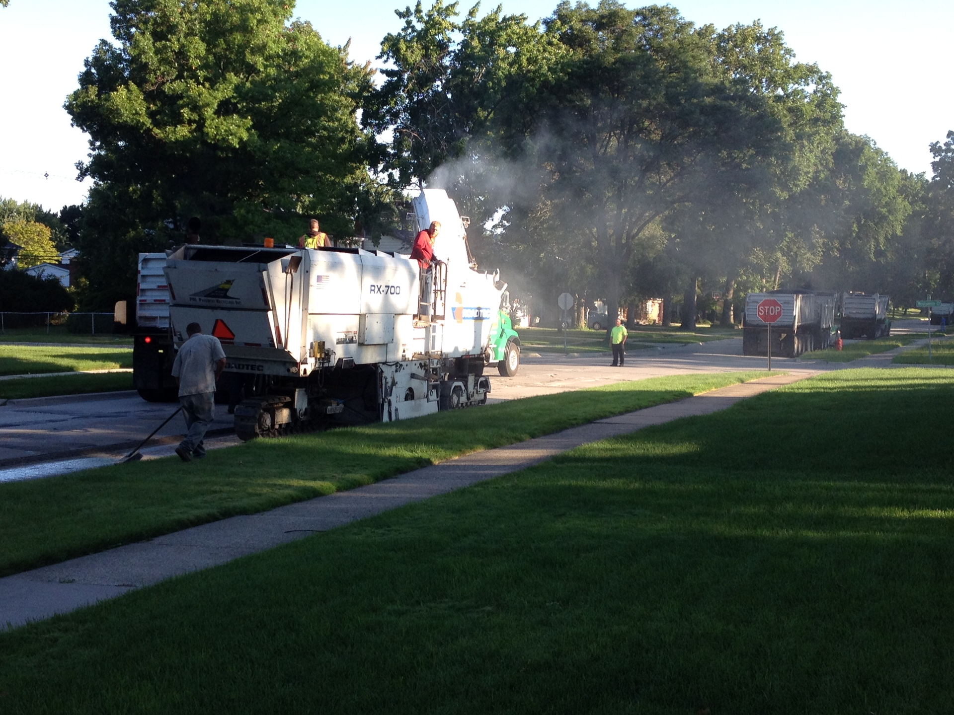 Allied Construction was already under contract for extensive asphalt patching when the scope was expanded to mill and resurface numerous asphalt and concrete roads throughout the city.