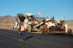 United Companies paved a 650-ft. by 320-ft. apron and a 1,200-ft.-long by 50-ft.-wide taxiway in addition to the runway.