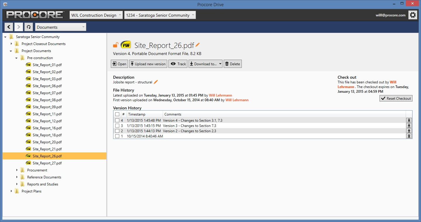 procore drive site report 54b6773fc9602