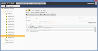 procore drive site report 54b6773fc9602