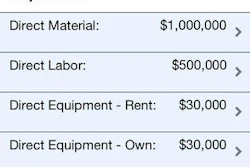 The amount of money tied up to build work is the right basis for the calculation. In other words, contractors need to charge for renting out their working capital.