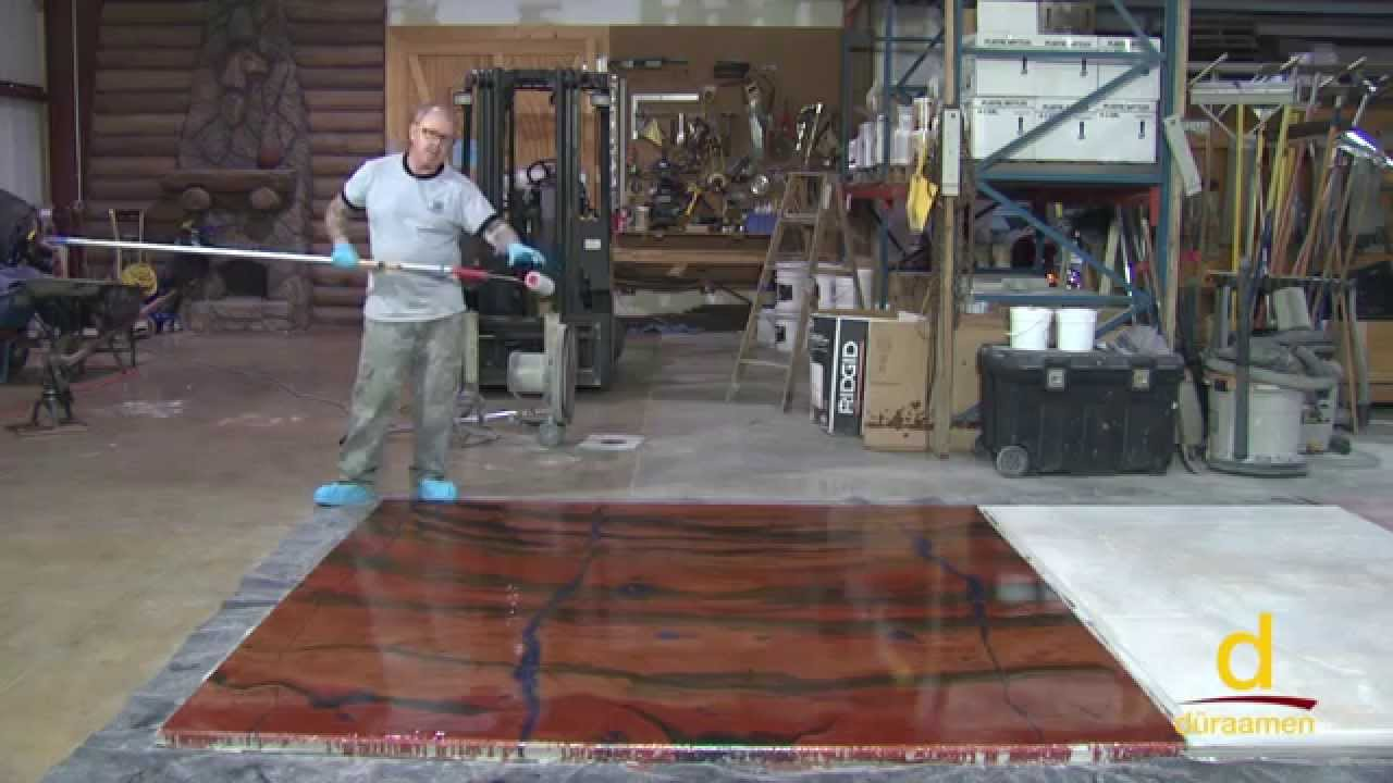 Video: How to Install Duraamen Designer Epoxy Flooring System