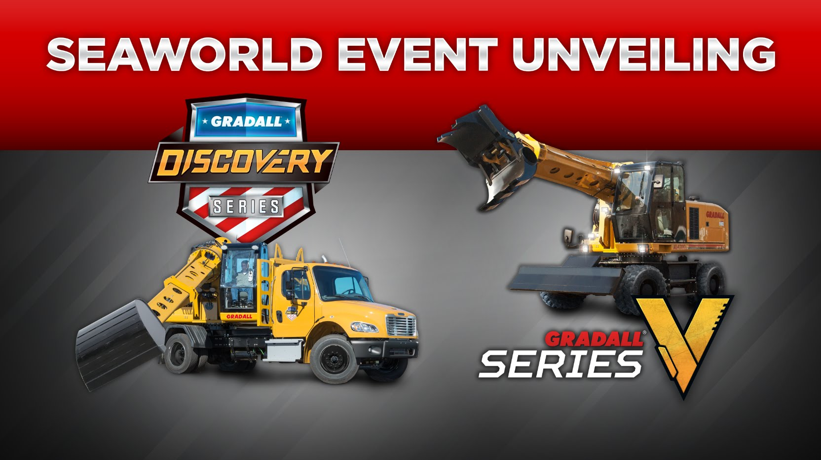 Video: Gradall Discovery Series and XL Series V SeaWorld Event Unveiling